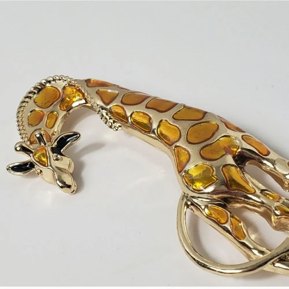 GIRAFFE Large Safari PIN BROOCH